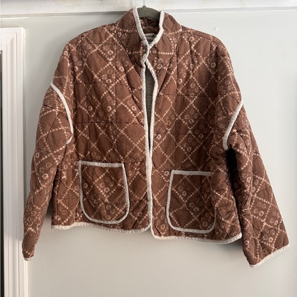 Free People ‘Chloe’ Jacket in Brown - Picture 5 of 9